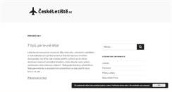 Desktop Screenshot of ceskeletiste.cz